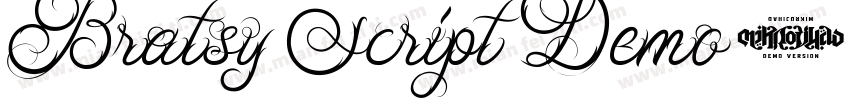Bratsy Script Demo字体转换